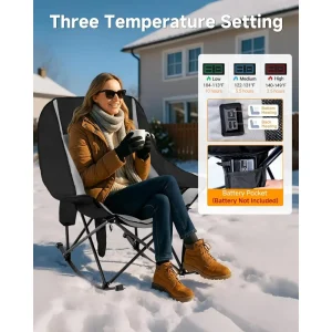 Oversized Heated Rocking  Chair